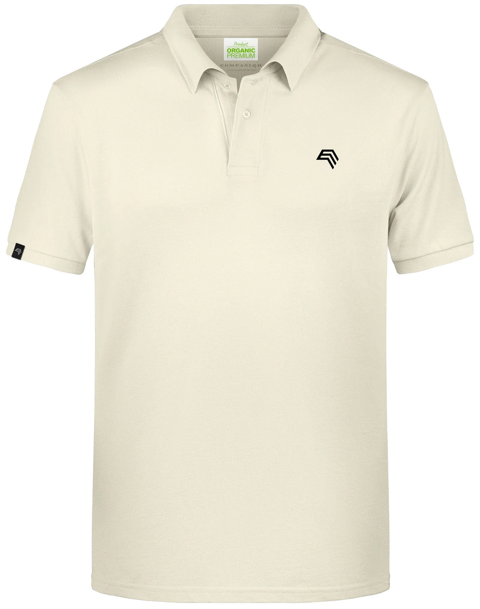 JAN 8010 ― Herren Bio-Baumwolle Polo Shirt - Vanilla Gelb