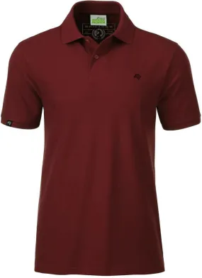 JAN 8010 ― Herren Bio-Baumwolle Polo Shirt - Wine Rot