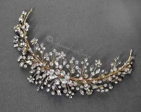 Jewel Spray Wedding Headpiece