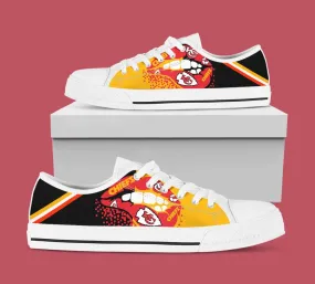 Kansas City Chiefs Custom Lowtop, Football Custom Shoes, Sport Lowtop, Canvas Shoes, Canvas Lowtop, Unisex Shoes, Gift Birthday