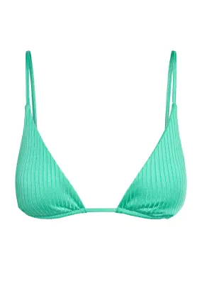 Kauai Top - Turquoise Wide Rib