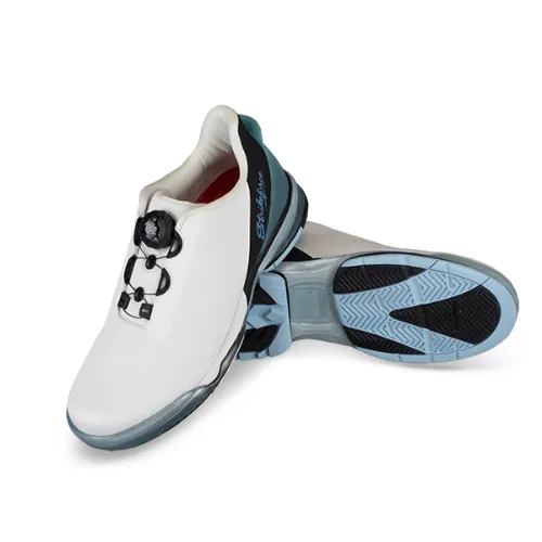 KR Strikeforce TPC Hype Unisex Right Hand White/Black/Sky Bowling Shoes