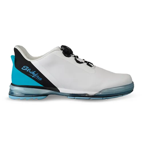 KR Strikeforce TPC Hype Unisex Right Hand White/Black/Sky Bowling Shoes