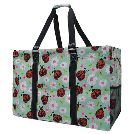 Lady-Bug Mega Shopping Utility Tote Bag