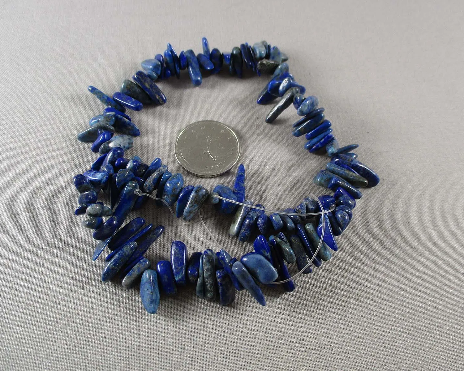 Lapis Lazuli Beads Long Chunk Strand 16" (1541)