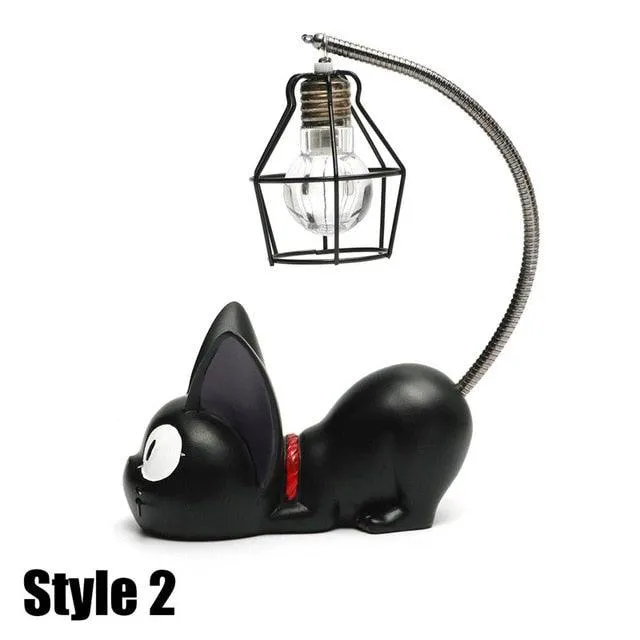 LED Night Light Resin Cat