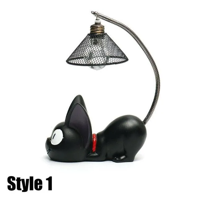 LED Night Light Resin Cat