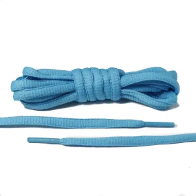 Light Blue Oval Laces