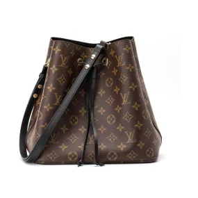 Louis Vuitton Bucket Neonoe Noir Black Monogram Canvas Shoulder Bag