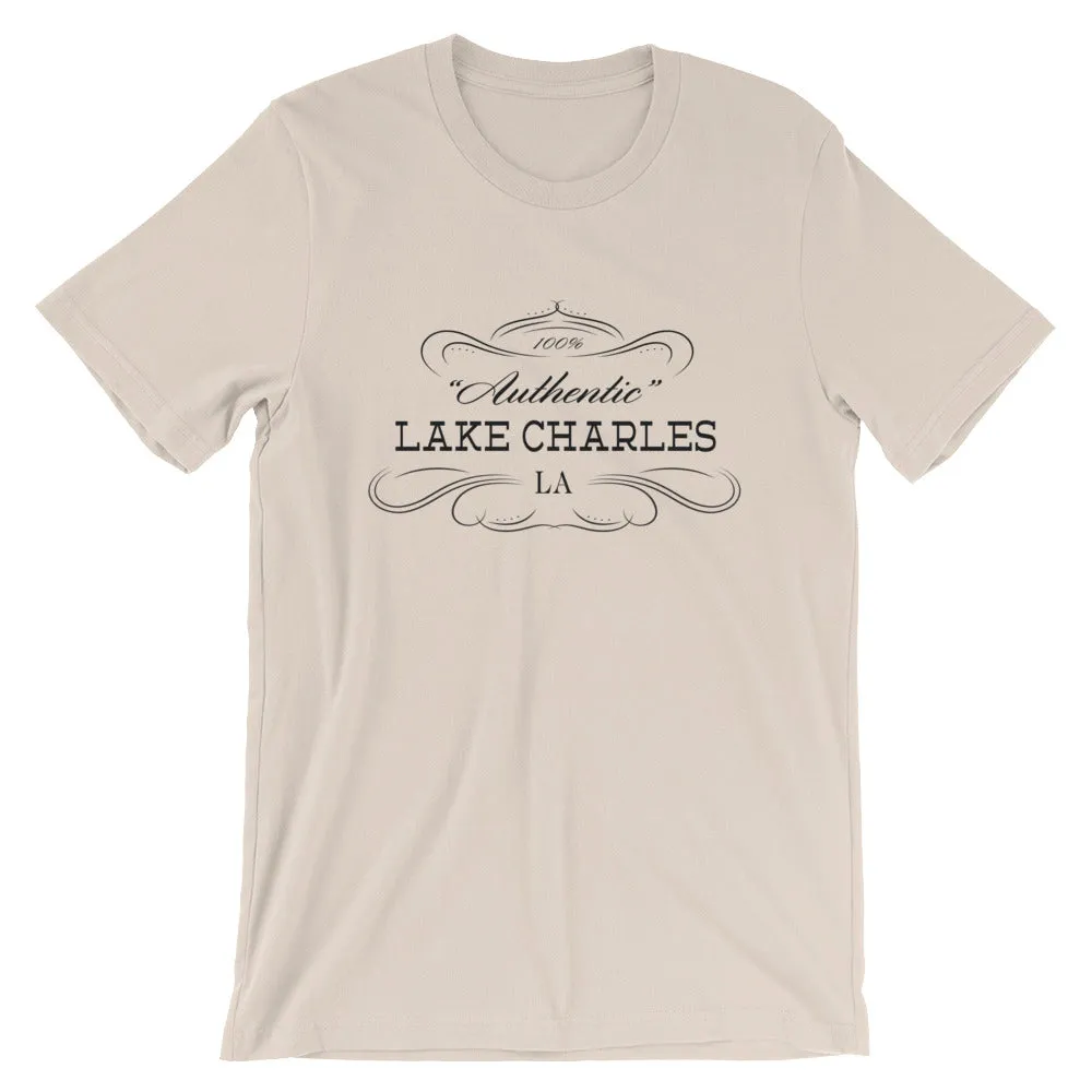 Louisiana - Lake Charles LA - Short-Sleeve Unisex T-Shirt - "Authentic"