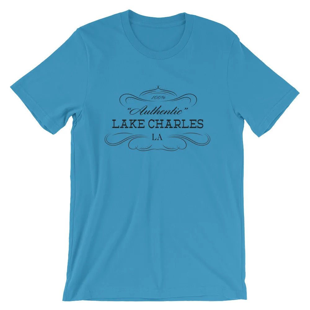 Louisiana - Lake Charles LA - Short-Sleeve Unisex T-Shirt - "Authentic"