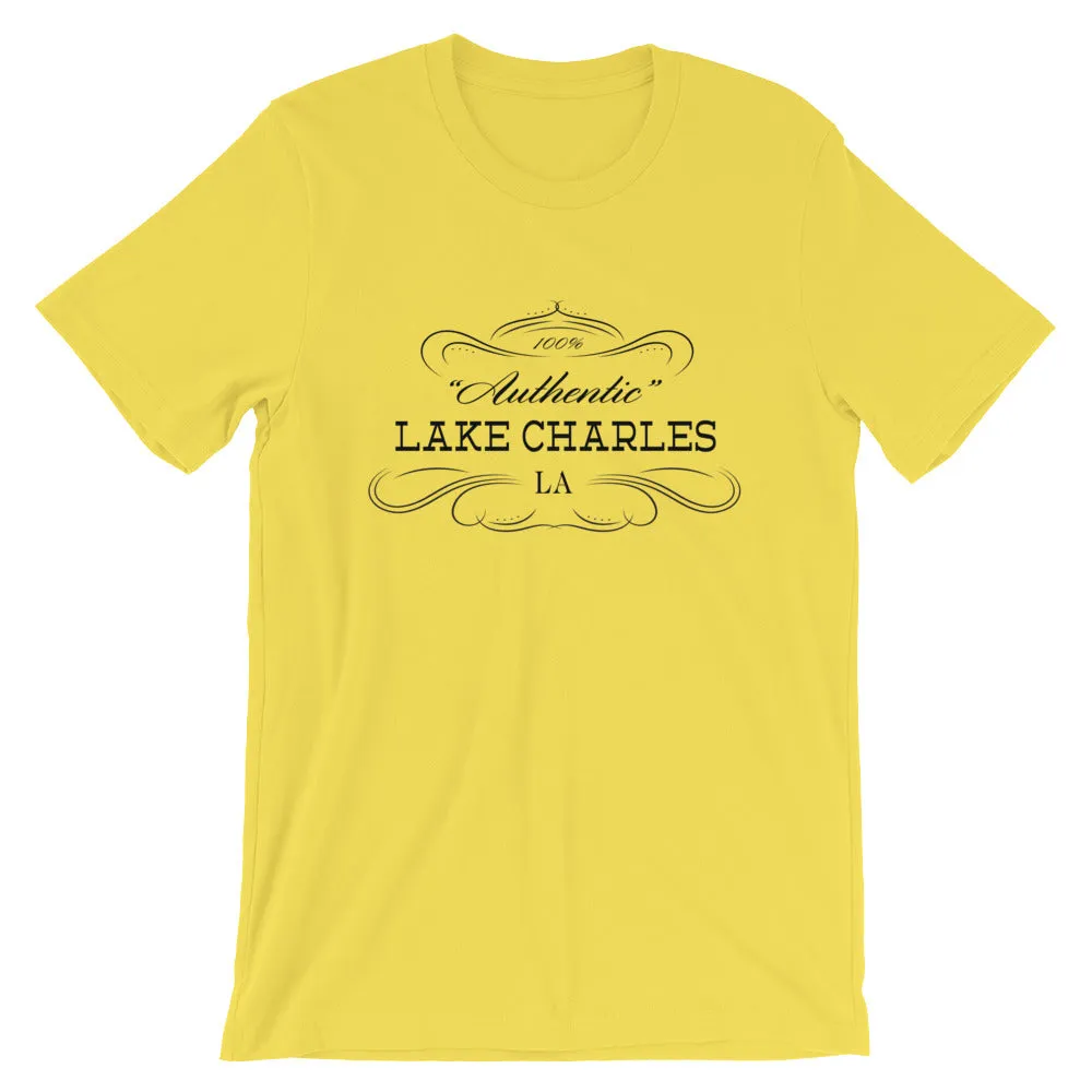 Louisiana - Lake Charles LA - Short-Sleeve Unisex T-Shirt - "Authentic"