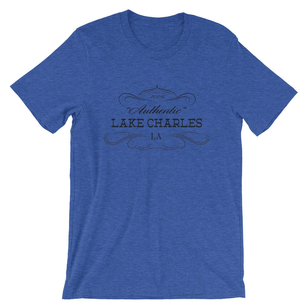 Louisiana - Lake Charles LA - Short-Sleeve Unisex T-Shirt - "Authentic"