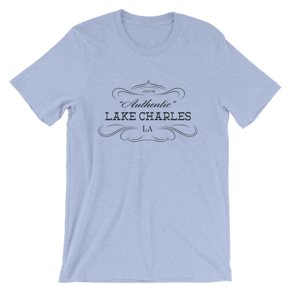 Louisiana - Lake Charles LA - Short-Sleeve Unisex T-Shirt - "Authentic"