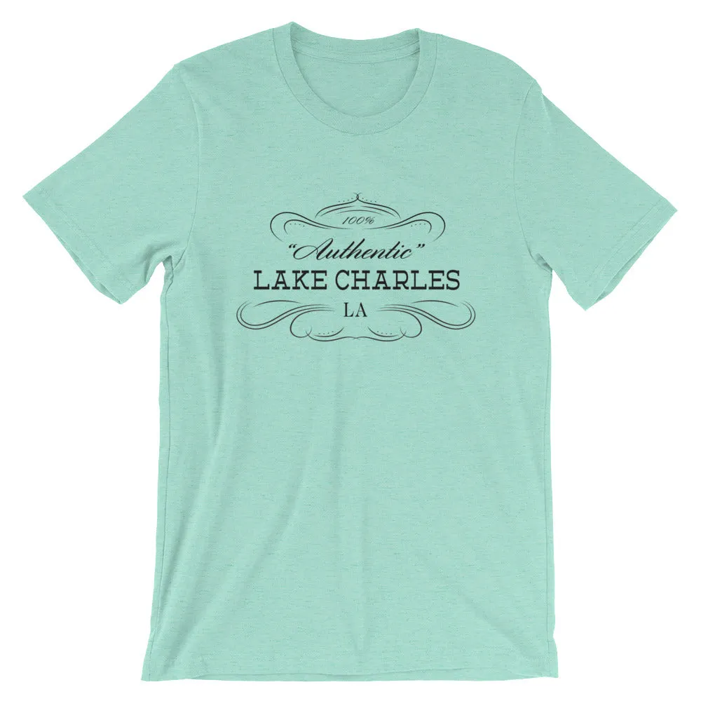 Louisiana - Lake Charles LA - Short-Sleeve Unisex T-Shirt - "Authentic"