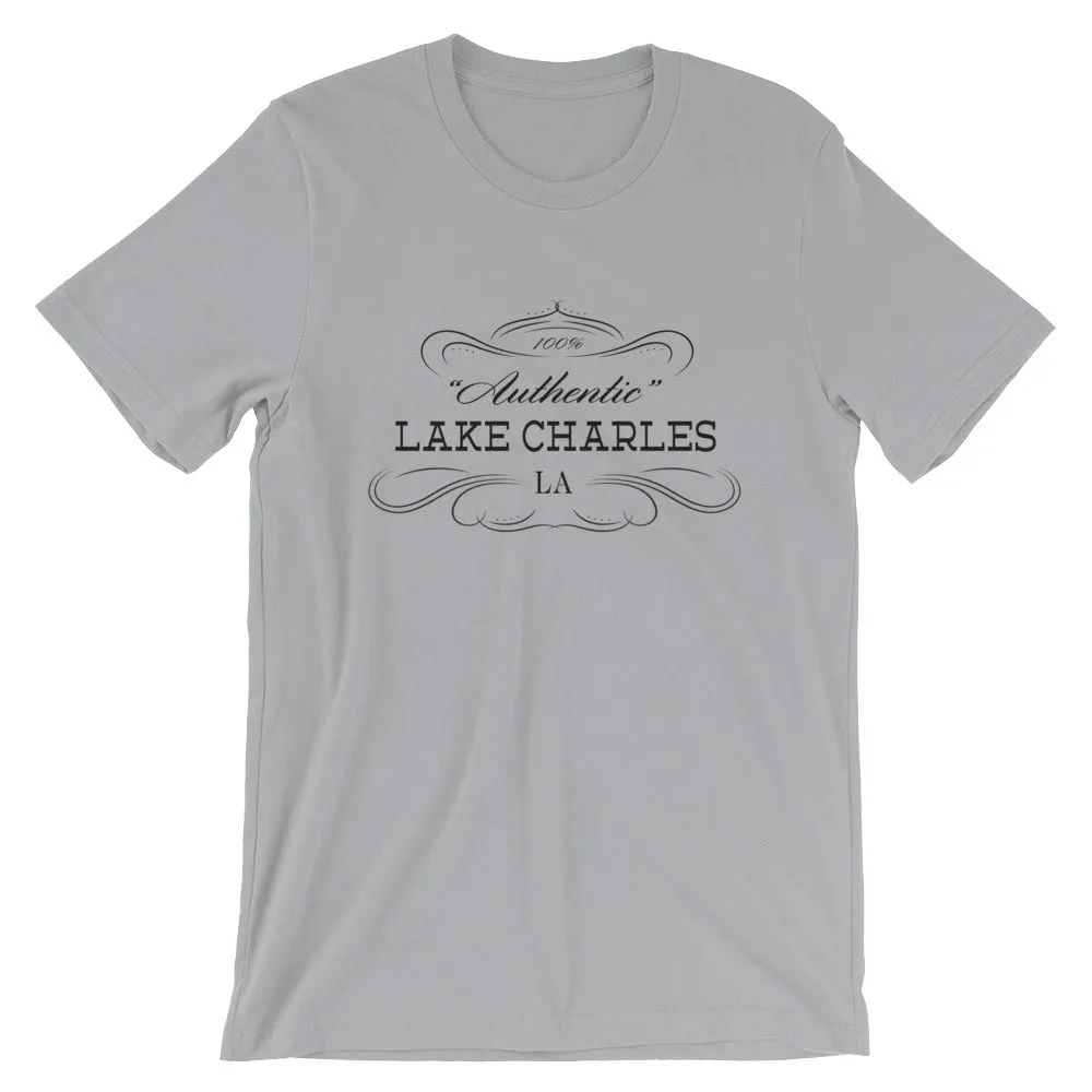 Louisiana - Lake Charles LA - Short-Sleeve Unisex T-Shirt - "Authentic"