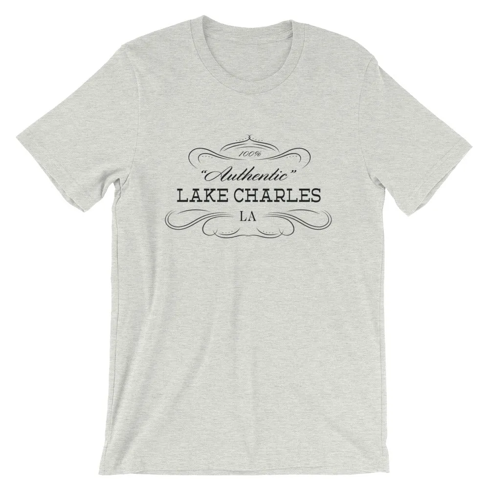 Louisiana - Lake Charles LA - Short-Sleeve Unisex T-Shirt - "Authentic"