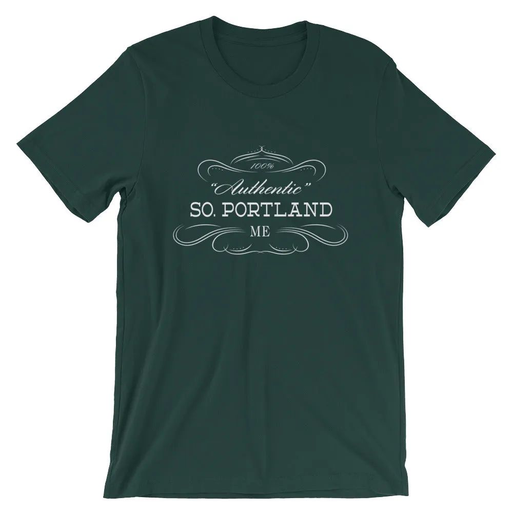 Maine - South Portland ME - Short-Sleeve Unisex T-Shirt - "Authentic"