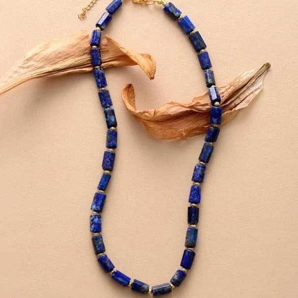 Maranirra Lapis Lazuli Choker Necklace