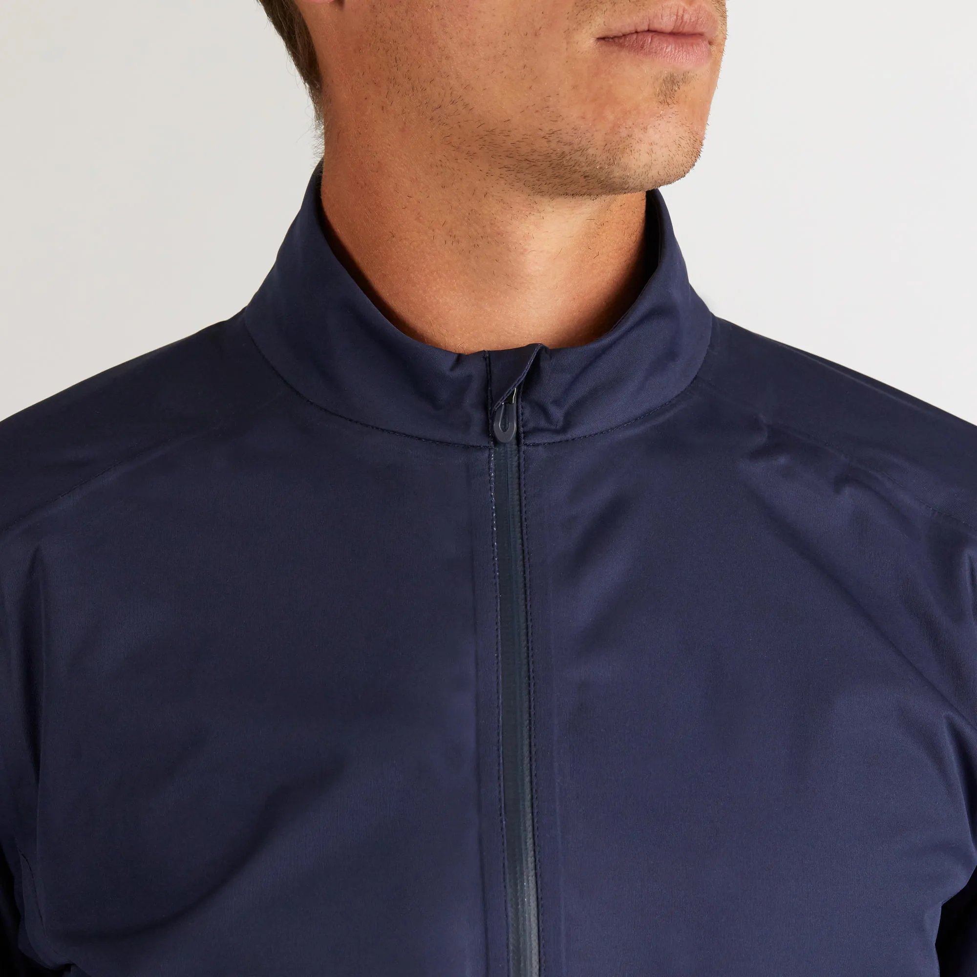 Men's golf waterproof rain jacket - RW500 navy blue