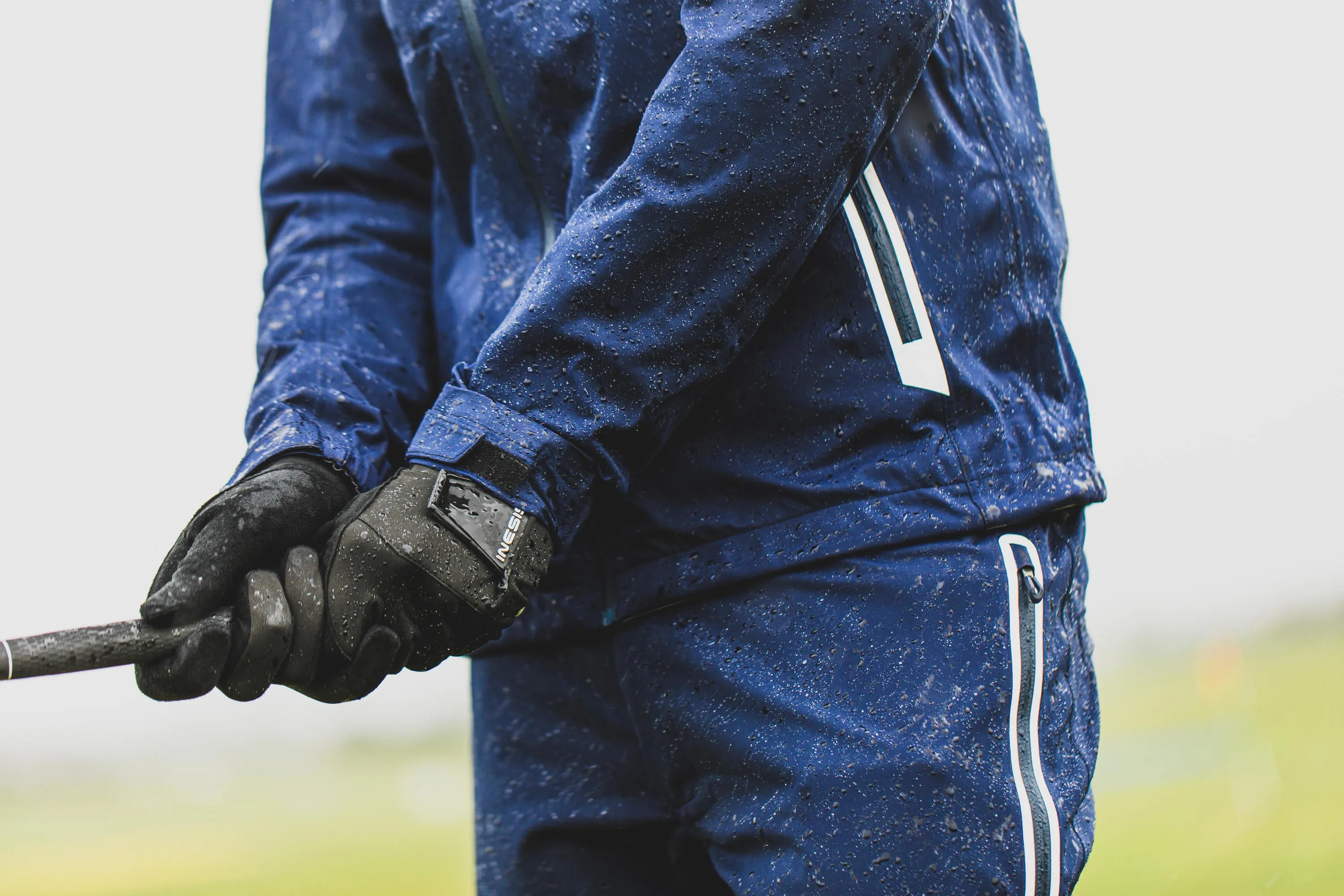 Men's golf waterproof rain jacket - RW500 navy blue