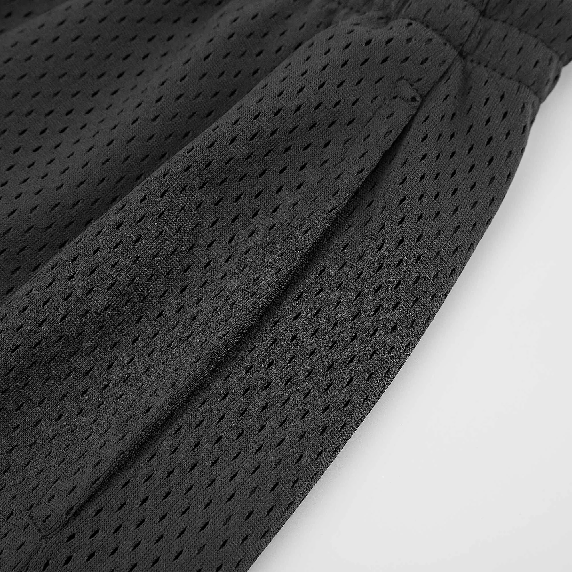 Micro Logo Mesh Short - Black