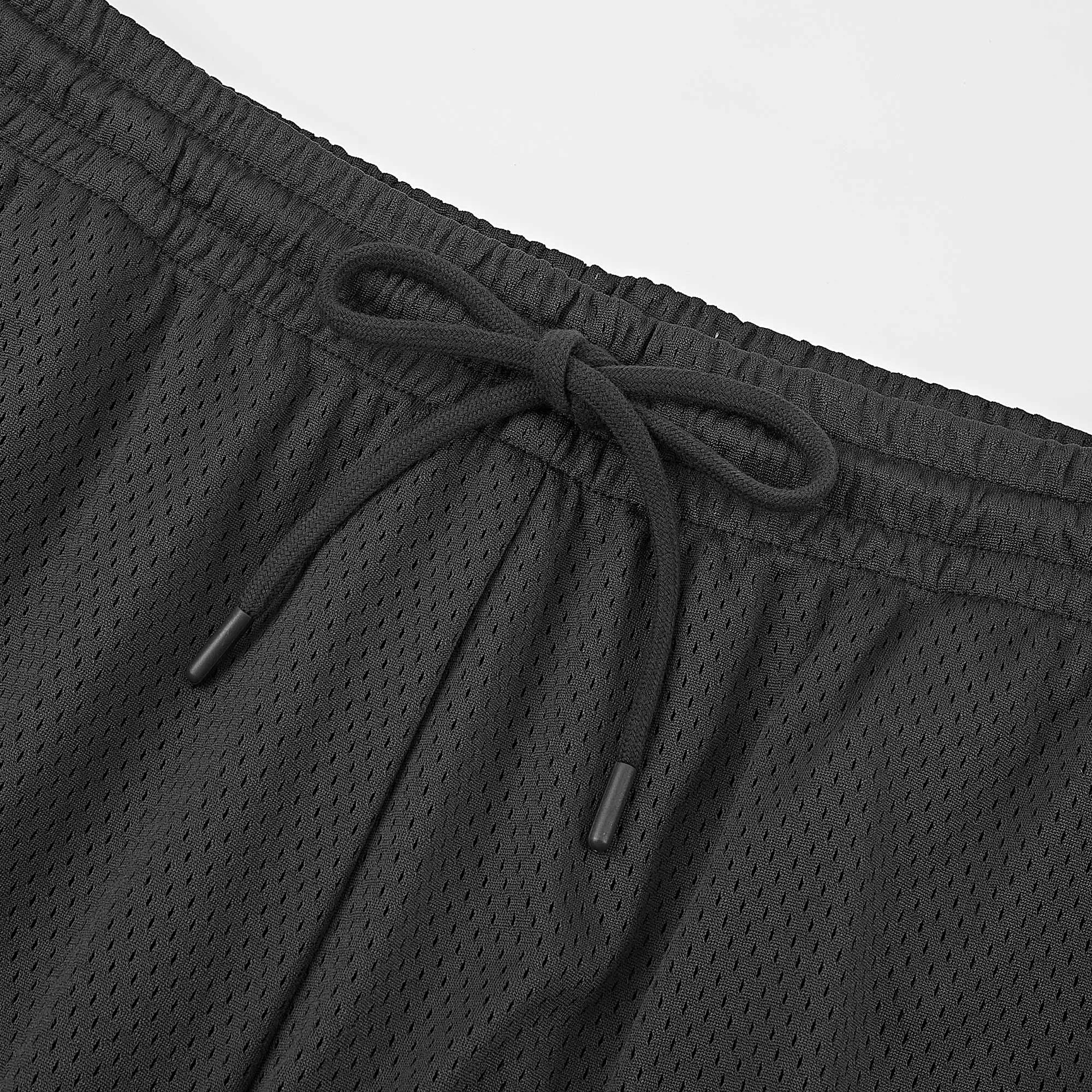 Micro Logo Mesh Short - Black