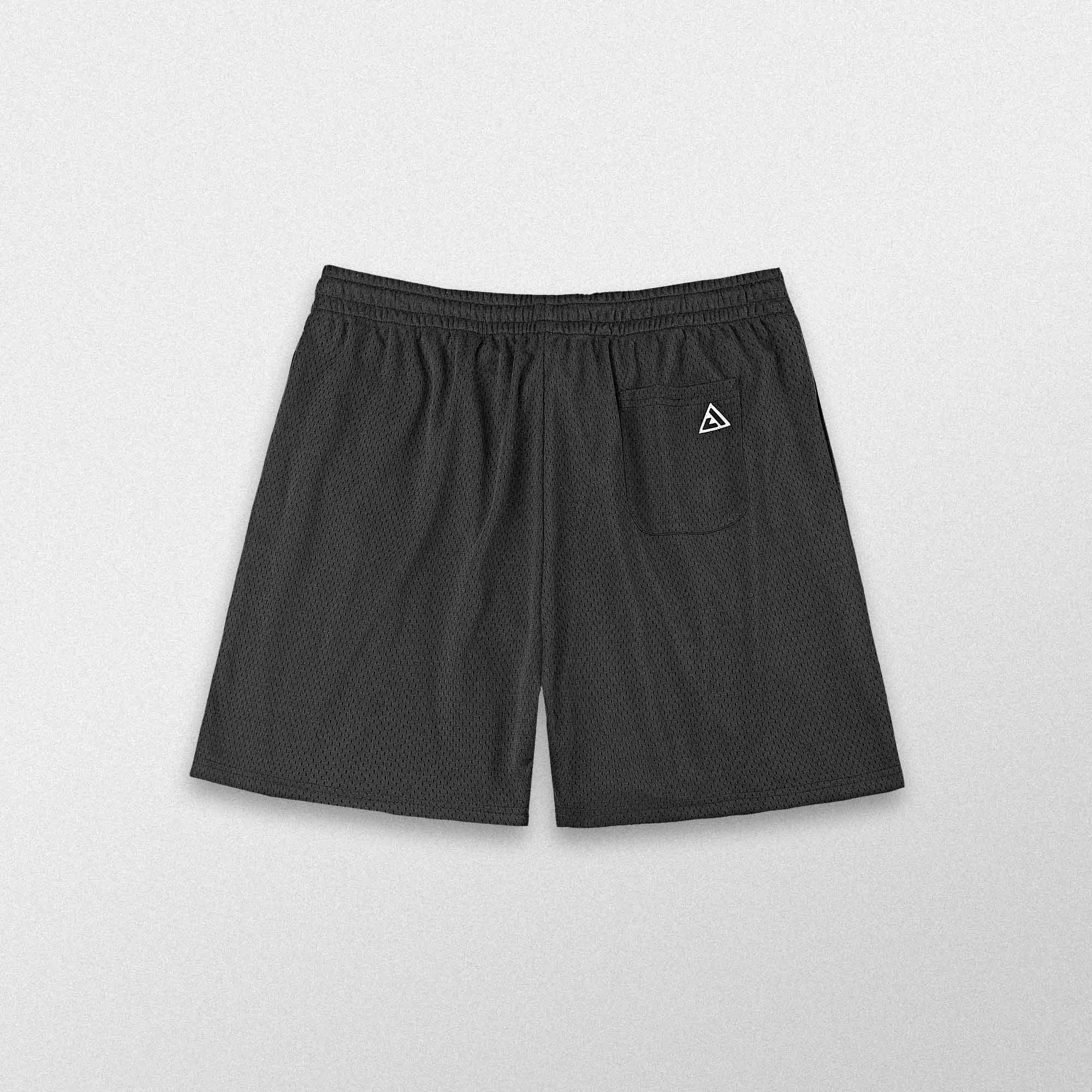 Micro Logo Mesh Short - Black