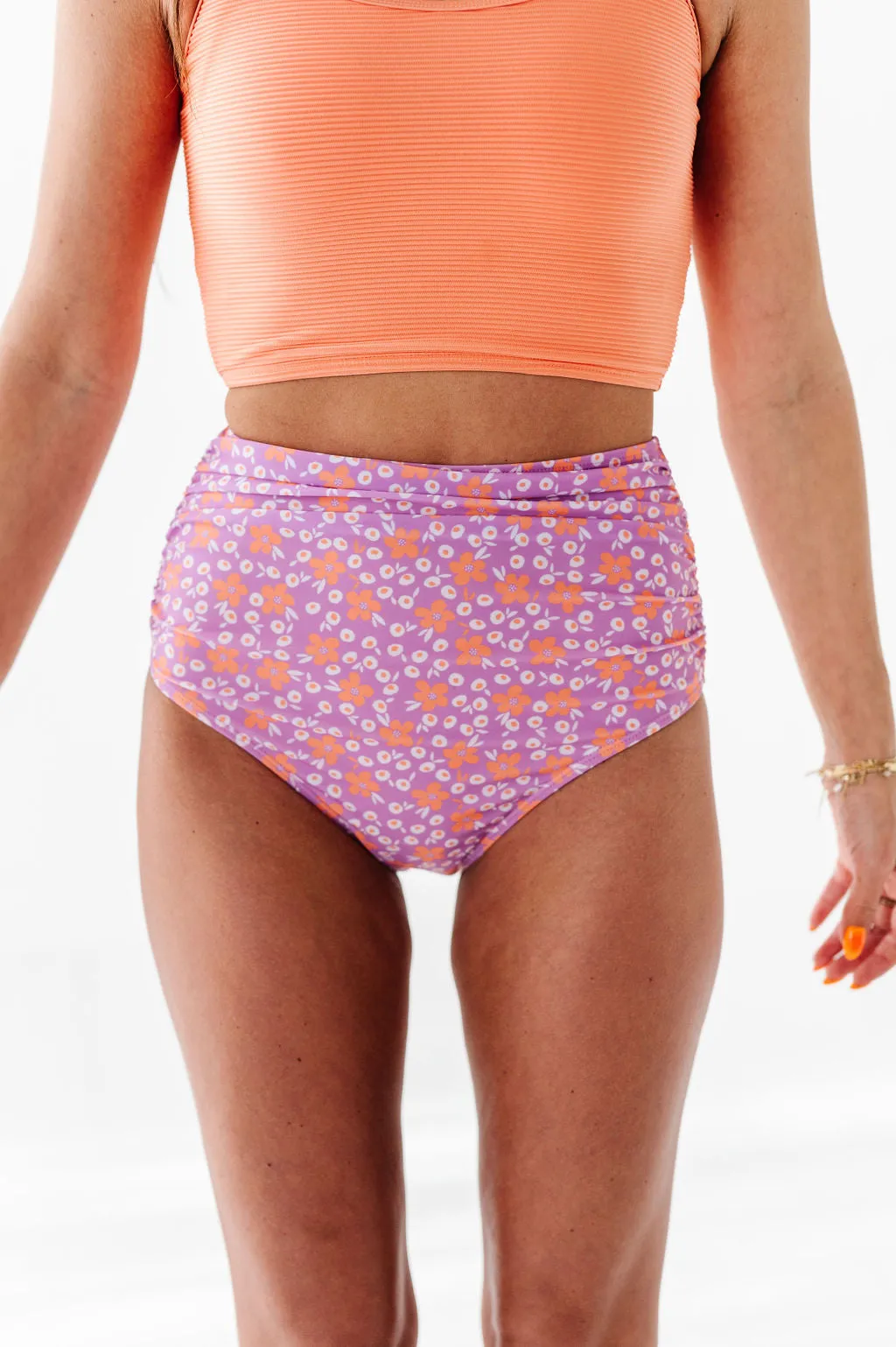 Mid Rise Bottoms in Daisy Sunrise