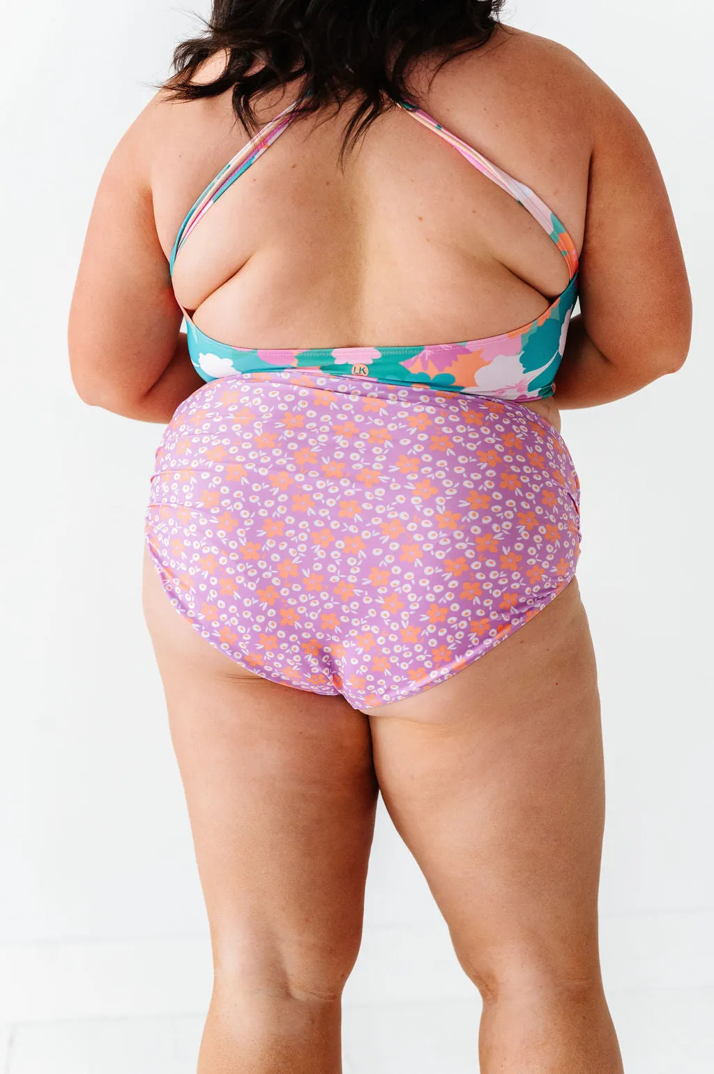 Mid Rise Bottoms in Daisy Sunrise