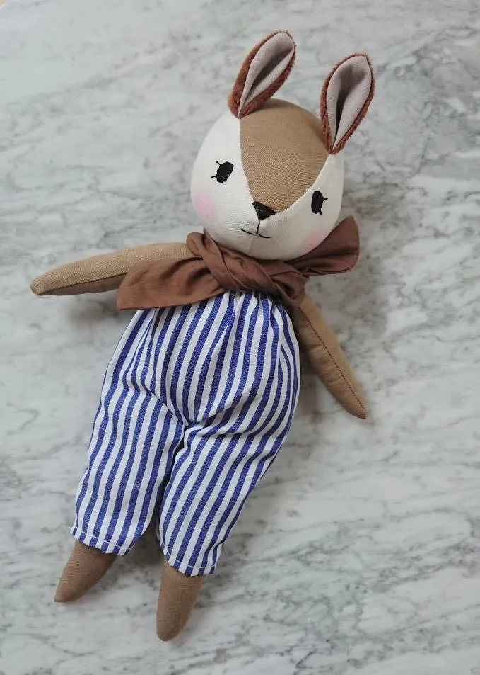 Mini Winther Co Fox is Blue Stripe Jumpsuit