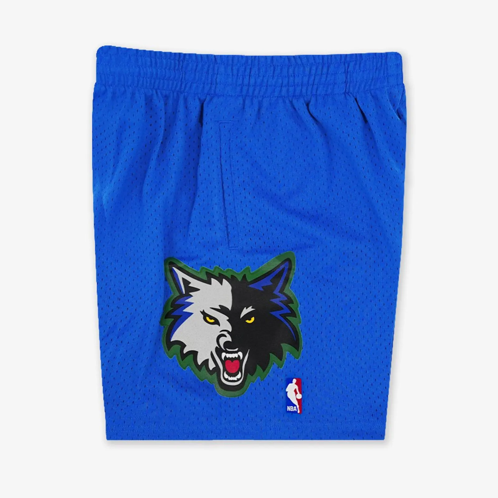 Minnesota Timberwolves 1996-97 Hardwood Classics NBA Blue Shorts by Mitchell & Ness