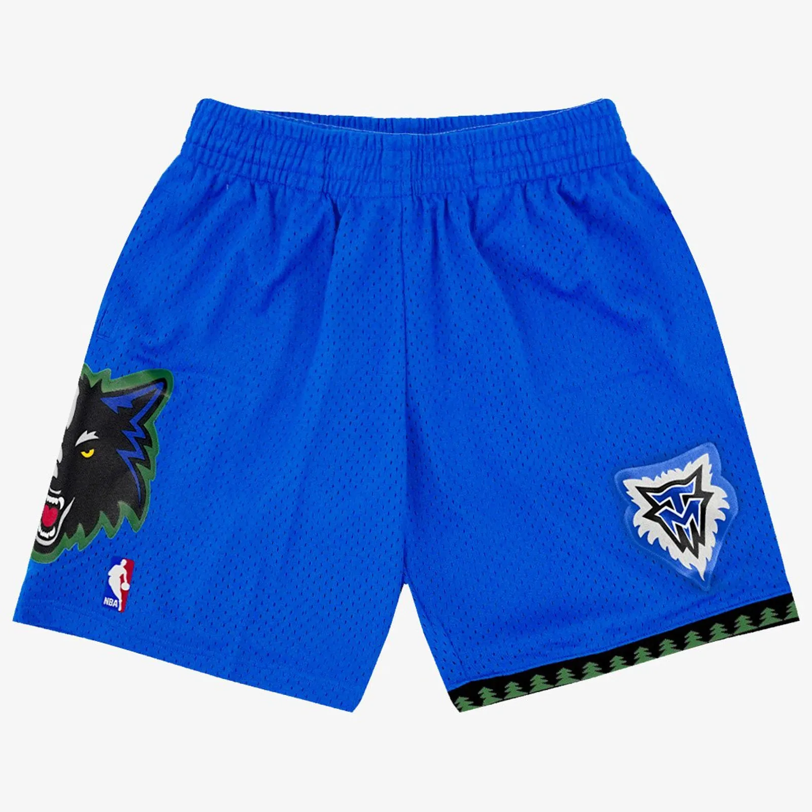 Minnesota Timberwolves 1996-97 Hardwood Classics NBA Blue Shorts by Mitchell & Ness