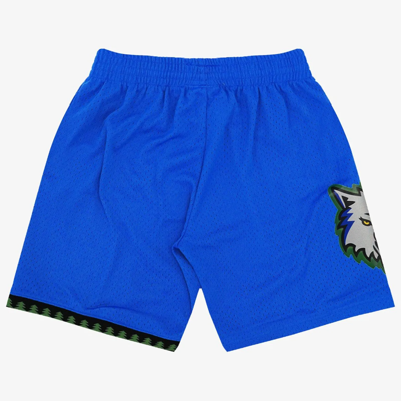 Minnesota Timberwolves 1996-97 Hardwood Classics NBA Blue Shorts by Mitchell & Ness