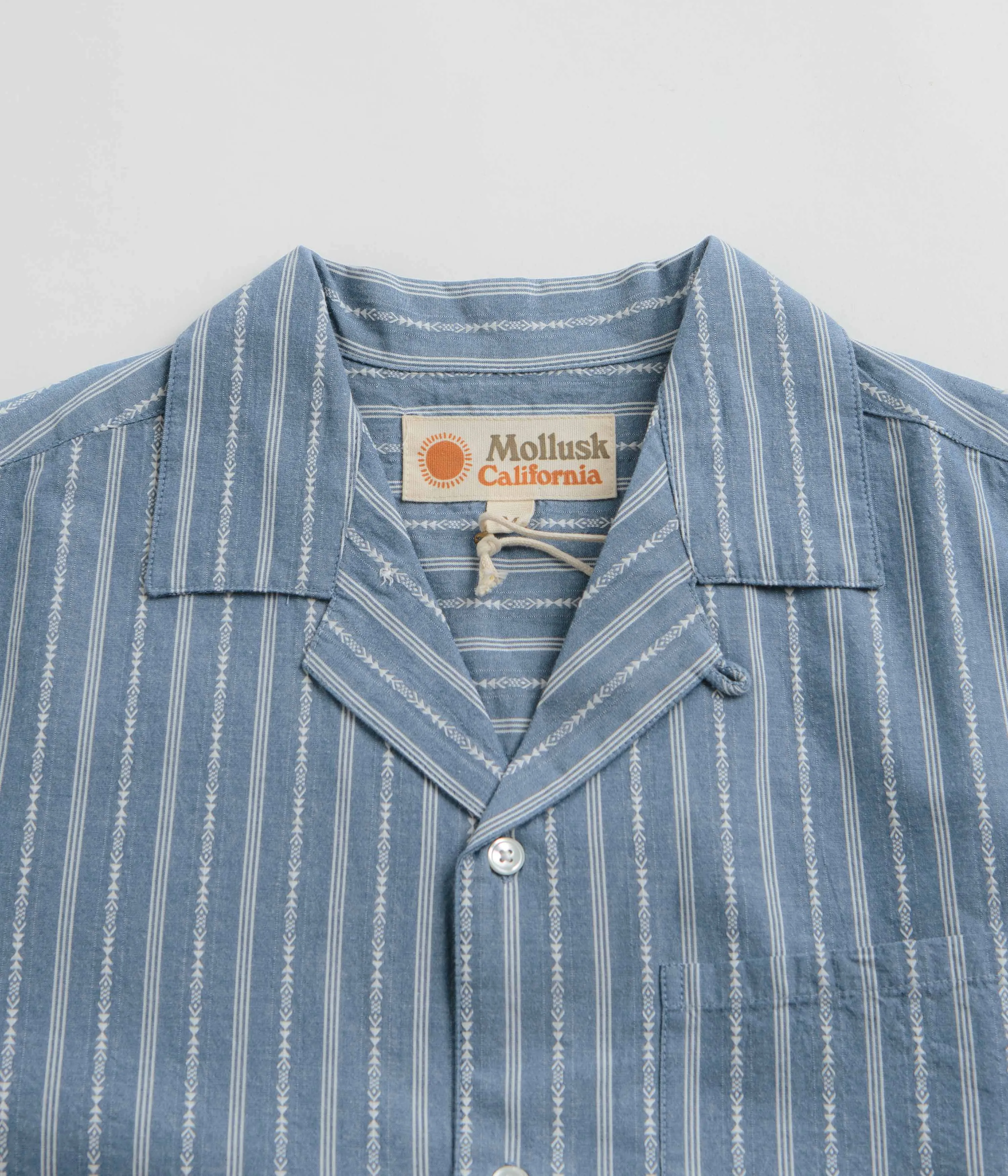 Mollusk Cosmo Shirt - Blue Chambray Dobby