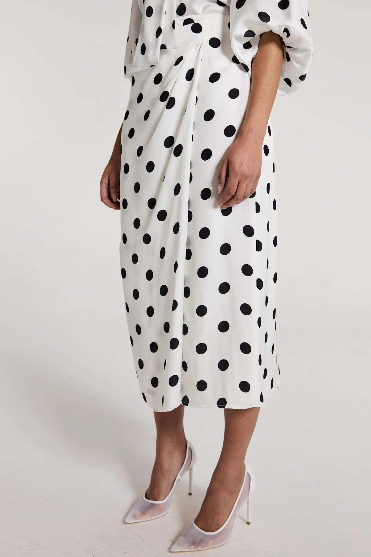 Nadia Skirt - White/Black