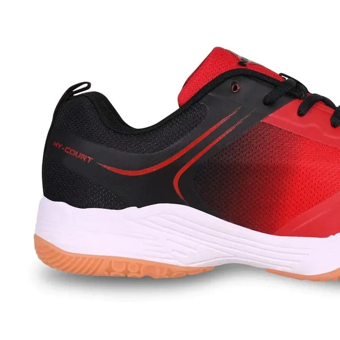 Nivia HY-Court 2.0 Badminton Shoe | Red/Black