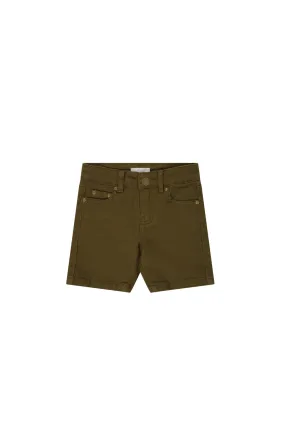 Noah Woven Short - Dark Anise