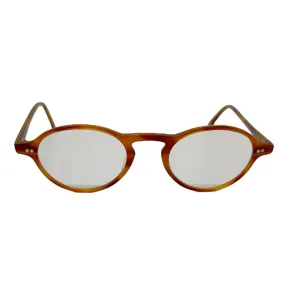 OLIVER PEOPLES Cooper Unisex Eyeglasses - Light Brown & Rust