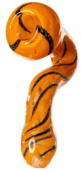 Orange Tiger Sherlock Hand Pipe