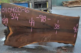 Oregon Black Walnut Slab 010420-06