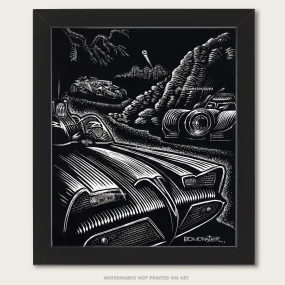 Original Batman Art "Batmobiles #2"