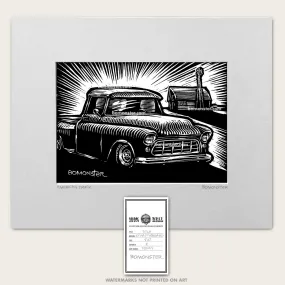 Original Chevy Apache Truck Art "American Truck"