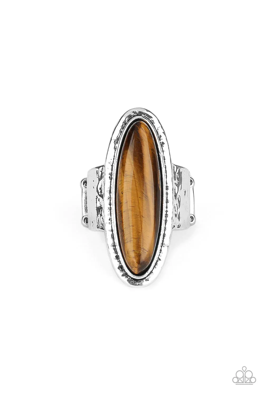 Paparazzi Accessories  - Stone Mystic #RO1/F6 - Brown Ring