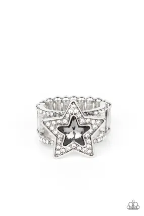 Paparazzi One Nation Under Sparkle Silver Ring