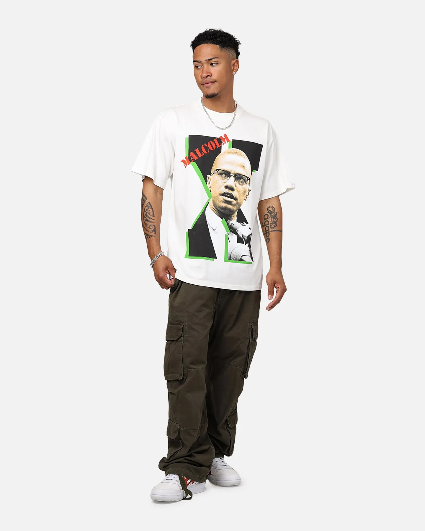 Philcos Malcolm X T-Shirt Cream