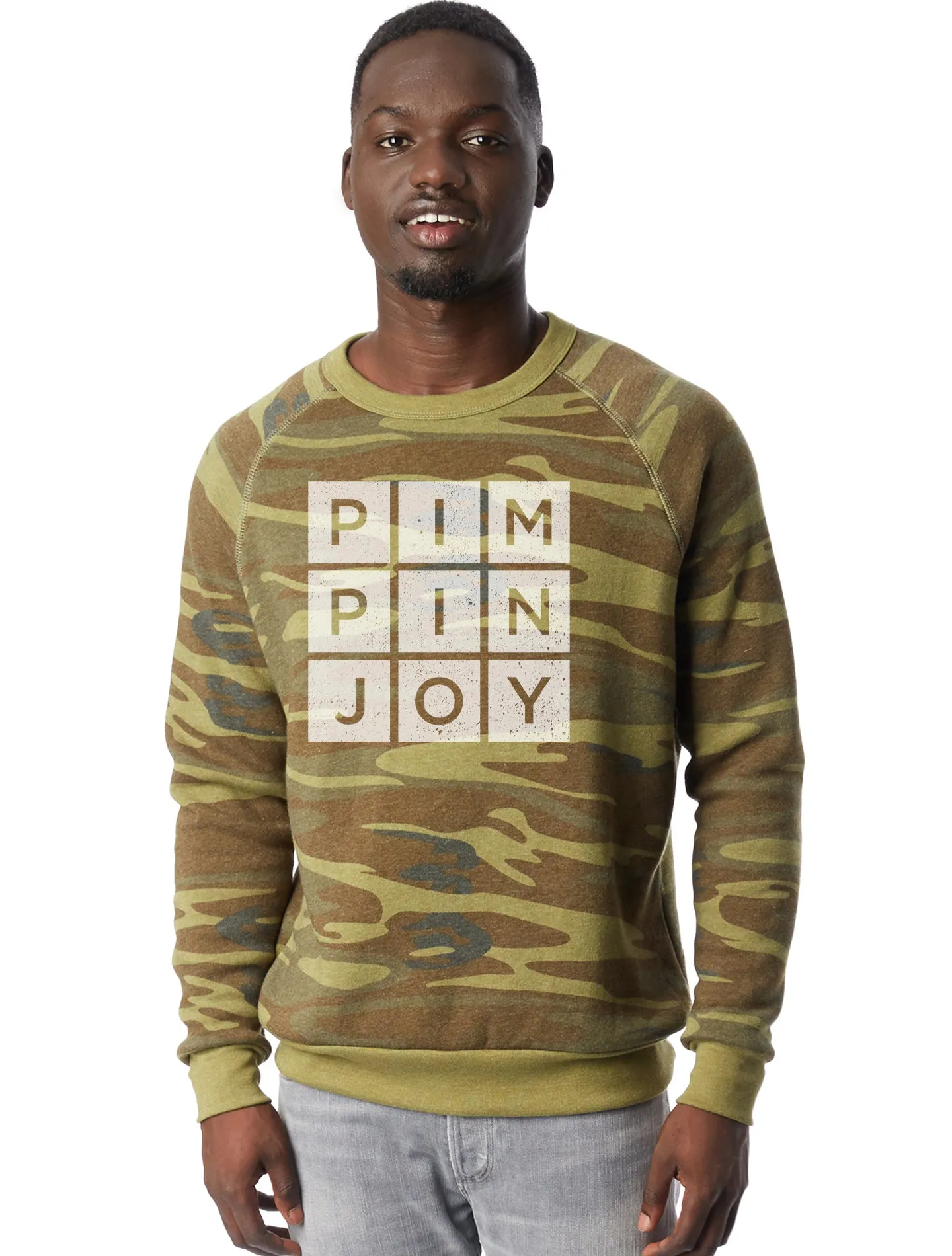 #PIMPINJOY Camouflage Unisex Pullover