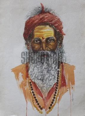 Portrait of a Sadhu