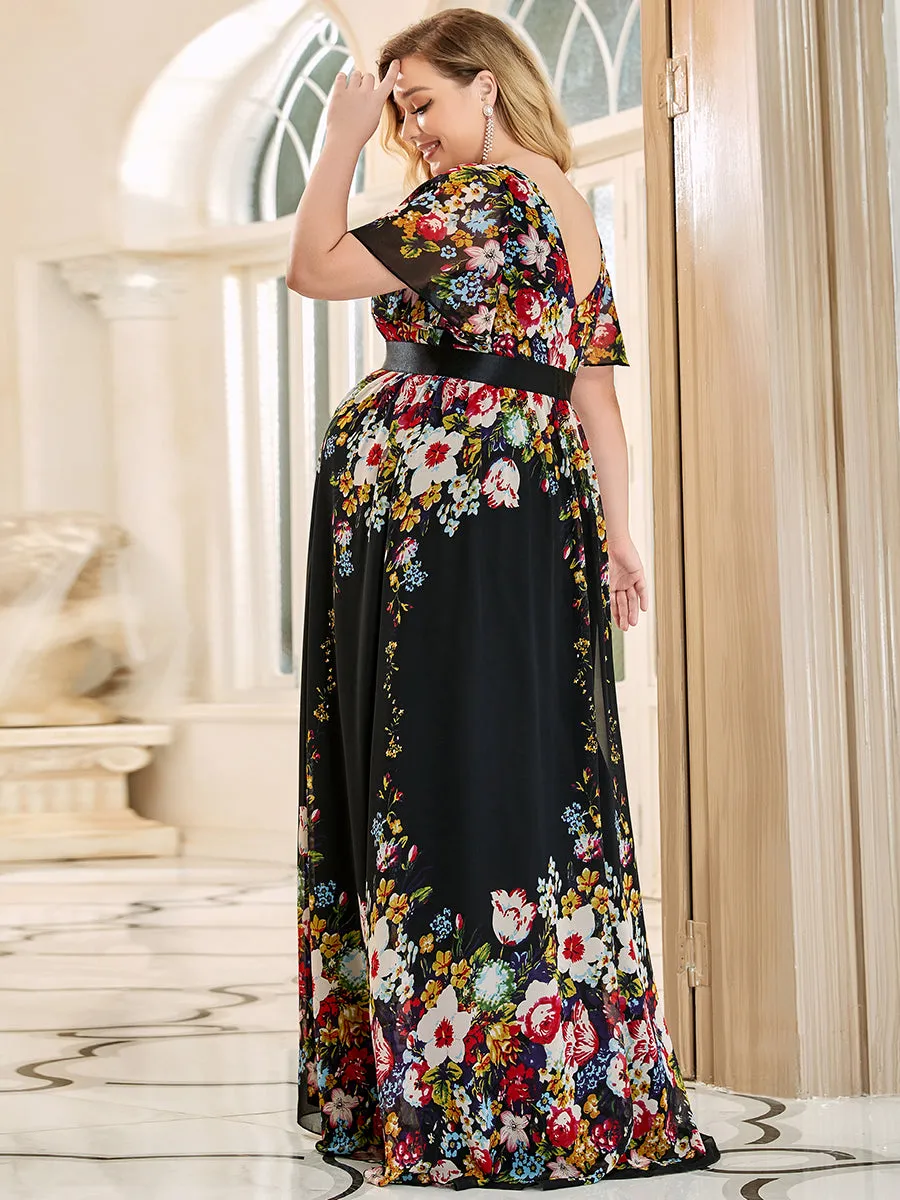 Pretty Deep V Neck Plus Size Wholesale Maternity Dresses