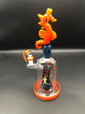 Pulsar Seahorse Ocean Reef Water Pipe - 10.75 - 14mm F